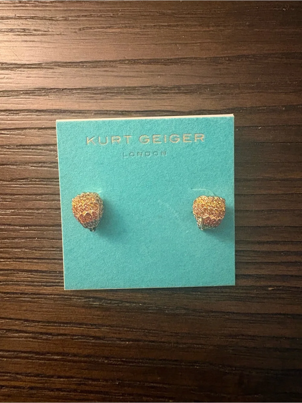 NEW Kurt Geiger Eagle Head Stud Earrings